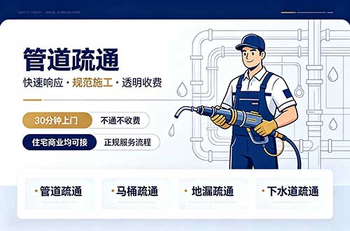 滨湖新区管道疏通