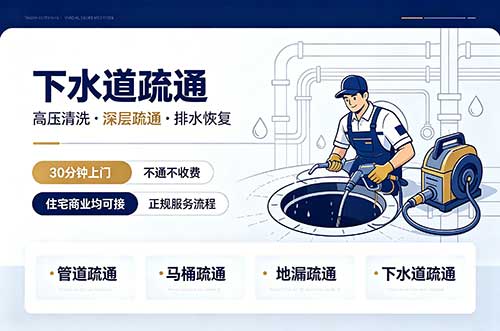 滨湖新区下水道疏通