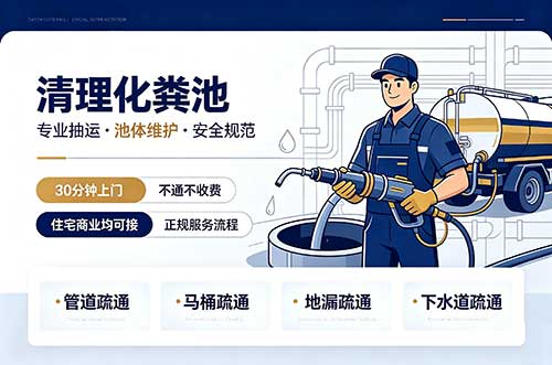 滨湖新区清理化粪池